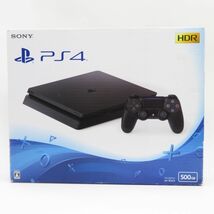 057 SONY ソニー PS4 CUH-2100A 500GB ジェットブラック 本体/その他付属品付 ※中古_画像1