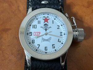 AIRTROOP CCCP クオーツ腕時計【中古品】