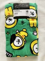 即決★新品　BT21　フェイスタオル２枚組　CHIMMY　ジミン　JIMIN　チミー　緑　犬　BTS　防弾少年団 Tinytan_画像4