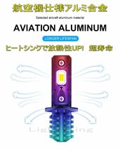 6000LM 24V 汎用 白色 100W級 H3 LED フォグランプ ホワイト NEWエルフ 07エルフ エルフ デュトロ 超低PMエルフ ファイター レンジャープロ_画像7