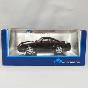 良品★exoto MOTOR BOX 1986 Porsche 959 Authentic Black 1/18 MTB00002 ポルシェ 959 ブラック 京商 エグゾト モーターボックス★