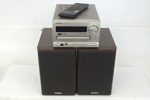 ■ ONKYO オンキョー CR-185X ミニコンポ リモコン有り 中古 231002k6680