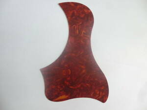  new goods acoustic guitar for pick guard tortoise shell ( tortoise shell ) style red cohesion seat attaching approximately 17cm×12cm \500 prompt decision ( postage the cheapest 92 jpy ~ ) Fork guitar DD