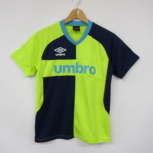 アンブロ 半袖Tシャツ プラクティスシャツ サッカー フットサル メンズ SSサイズ イエロー UMBRO