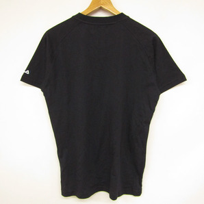 フィラ 半袖Tシャツ グラフィックT ロゴT スポーツウエア コットン メンズ Mサイズ ブラック FILAの画像8