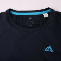 アディダス Tシャツ 半袖 クライマライト トップス スポーツウエア レディース Mサイズ ネイビー adidas_画像4