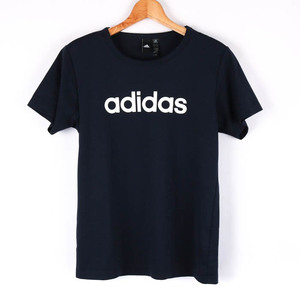 アディダス Tシャツ 半袖 トップス スポーツウエア レディース OTサイズ ネイビー adidas