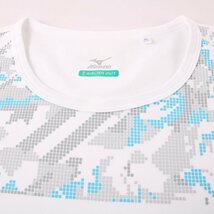ミズノ Tシャツ 半袖 トップス スポーツウエア 白 レディース XLサイズ ホワイト Mizuno_画像4