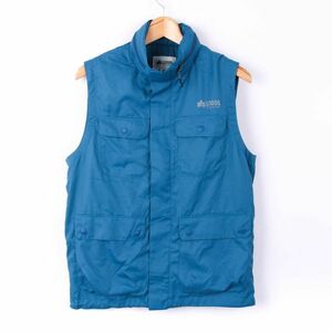  Logos nylon the best jacket mok neck lining mesh tops outdoor sportswear lady's M size blue LOGOS