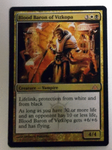 ＭTG英語/Blood Baron of Vizkopa(ヴィズコーパの血男爵)/ドラゴンの迷路/レア