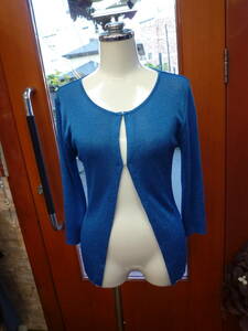 [1019-7] C de C Blue Rame Cardigan Размер 38