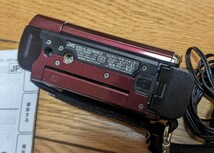 JVC Everio エブリオ GZ-HM280-R 赤 レッド ビクター デジタルビデオカメラ 動作未確認 ジャンク ハンディカム_画像5