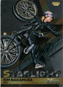 【ST11 中村輪夢】23/90 STARLIGHT 緑箔サインパラレル BBM スポーツトレーディングカード INFINITY 2023