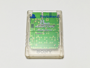 PS2｜SONY ソニー 純正 プレイステーション2専用メモリーカード(8MB) クリア スケルトン (2)