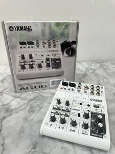 ☆【現状品】YAMAHA AG06 オーディオインターフェース ミキサー ヤマハ ミキシングコンソール 外箱付き☆