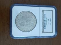 ★米国★MORGAN DOLLAR・モルガンダラー★1884年Oミント・ニューオリンズ★NGC―MS62未使用★_画像8