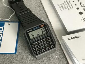 美品◆ CA-53W-1 CASIO カシオ 電卓付き腕時計 データバンク チープカシオ