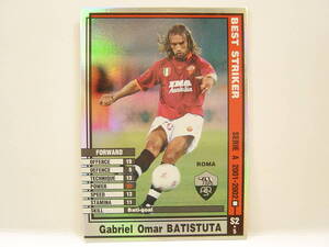 WCCF 2001-2002 BS ガブリエル・バティストゥータ　Gabriel Batistuta 1969 Argentina　AS Roma 01-02 Italy Serie A Best Striker