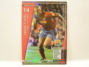 ■ WCCF 2008-2009 WWF ティエリ・アンリ　Thierry Henry 1977 France　No.14　FC Barcelona 08-09 World‐Class WF