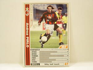 ■ WCCF 2001-2002 白 アンドレア・ピルロ　Andrea Pirlo 1979 Italy　AC Milan 01-02 #155