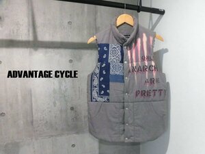 CARTRIDGE CASE222 × Advantage Cycleアドバンテージサイクル コラボANARCHY VESTアナーキーベストM/セディショナリーズ 中綿ベスト/SHIPS