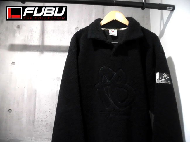 最終値下】FUBU フブ ロゴ フリース プルオーバー パーカー B系 Y2K-