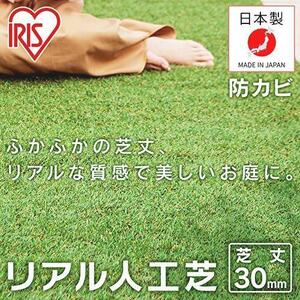 ★送料無料 アイリスオーヤマ リアル 人工芝 1×10 ロールタイプ 芝丈 3cm Uピン付属 リアル人工芝 IP-30110 スタンダード ▼特価品▼