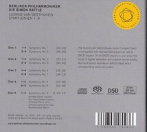 ラトル/ベルリン・フィル(2015) ベートーヴェン:交響曲全集 5SACD 自主制作_画像2