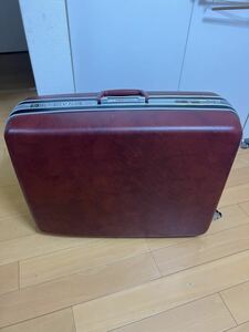 昭和レトロ雑貨 サムソナイトスーツケース Samsonite ビンテージ　トランク　ジャンク 53cm×65cm×23cm