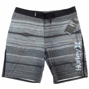 新品◆Hurley◆4WAYストレッチ Phantom Sandbar 20 サイズ34 灰◆ハーレー サーフパンツ ボードショーツ 水着◆J758