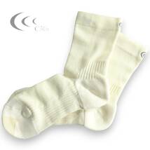 【送料無料】新品◆C3fit◆抗菌防臭 通気性◎ Golf Regular Socks ゴルフ レギュラー ソックス L オフホワイト◆シースリーフィット 靴下◆_画像1