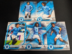 【横浜FC】 Topps J-league 30th anniversary　Jリーグ 30周年 30周年記念 特別企画カード 5枚セット 小川 長谷川 三田 中村 伊藤