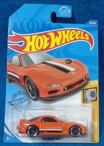 【ミニカー】HotWheels '95 MAZDA RX-7 オレンジ ホットウィール マツダ MAZDASPEED マツダスピード FD3S