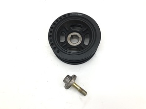 _b153206 ダイハツ ムーヴコンテ カスタムRS L575S クランク シャフト プーリー ボルト付き KF-DET L585S トヨタ ピクシススペース L575A