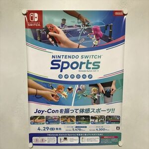 A65820 ◆Nintendo Switch　Sports　販促 B2サイズ ポスター 送料350円 ★5点以上同梱で送料無料★