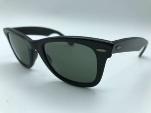 【希少】【艶消し】【芯無】【B＆L】【5022】RAY-BANボシュロムレイバン WAYFARERウェイファーラー 黒/G-15 USA製 sw22bl20231014