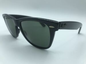 【美品】【芯無】【B＆L】ボシュロムRay-Ban U.S.A. WAYFARER Ⅱ レイバン ウェイファーラーⅡ B L砂打ち有サングラス黒5418bl20231031