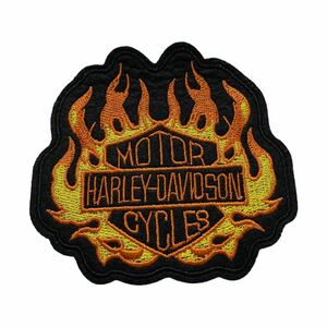 HARLEYDAVIDSON Harley Davidson ハーレーダビッドソン ワッペン レア アイロン　手芸　バイクメーカー　ワンポイント　飾り