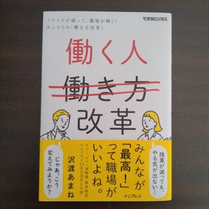 働く人改革　イヤイヤが減って、職場が輝く！ほんとうの「働き方改革」 （できるビジネス） 沢渡あまね／著