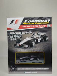 ○14 DeA 書店販売 隔週刊F1マシンコレクション No.14 マクファーレン MP4-14 McLAREN MP4-14 Ｍika Hakkinen〈ミカ・ハッキネン〉1999