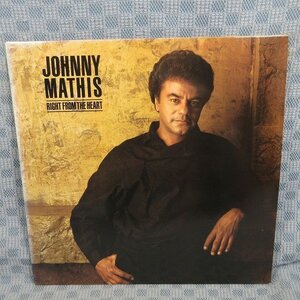 VA326●FC39601/JOHNNY MATHIS ジョニー・マティス「RIGHT FROM THE HEART」LPレコード(アナログ盤)