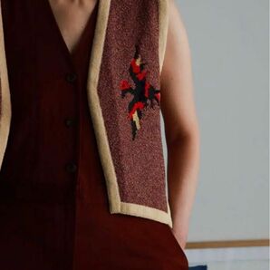 6 ROKU ロク MEXICAN MOTIF JAQUARD VEST ベスト