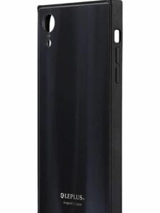 R-49 iPhone XR 背面ガラスシェルケース「SHELL GLASS SQUARE」 ダークグレー訳あり格安