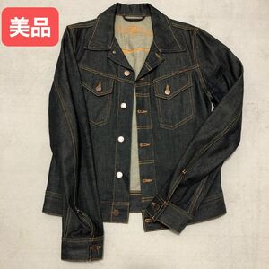 【美品】Nudie Jeans Conny Organic Dry デニムジャケット Gジャン ジージャン