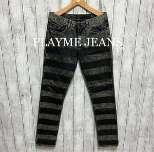 PLAYME JEANS ユーズド加工プリズナーデニム！BEAMS