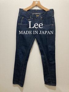 美品！Lee デニムパンツ！日本製！革パッチ！