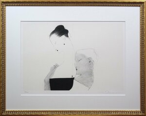 天野喜孝『男と女』リトグラフ【真作保証】 絵画 - 北海道画廊