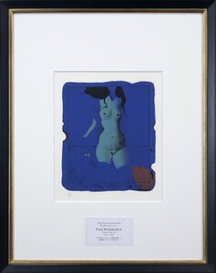 Art hand Auction Paul Wunderlich Torso on a Blue Stone Lithograph [Authentic Guaranteed] Painting - Hokkaido Gallery, Artwork, Prints, Lithography, Lithograph