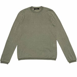 新品正規70％OFF COMME CA MEN コムサメン ニット M グレー コットンニット ハイゲージ タイト セーター o0703m st