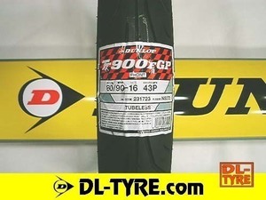 [フロント] DUNLOP 新品 TT900GP 80/90-16 [TZR50 TZR50R]